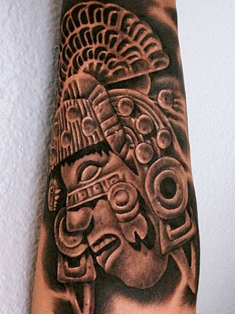Neoazteca Mexican tattoo art